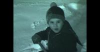 Children in Qaqortoq playing in the snow