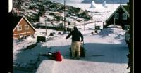 Playing on the ice near Uummannaq