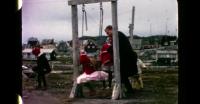 Children swinging in Nuuk