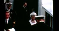 Queen Ingrid arriving in Kangerlussuaq