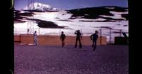 Teenagers playing soccer in Nuuk