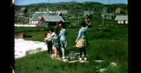 Children picking berries