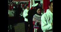 Visitors leaving Qaqortoq