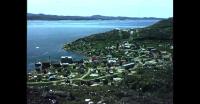 Children swimming in the lake in Qaqortoq